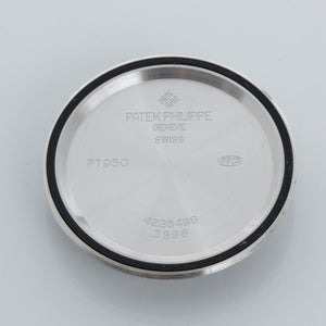 Very Rare Patek Philippe Calatrava Platinum Ref 3998 P Black Dial  Men's Watch