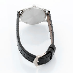 Very Rare Patek Philippe Calatrava Platinum Ref 3998 P Black Dial  Men's Watch