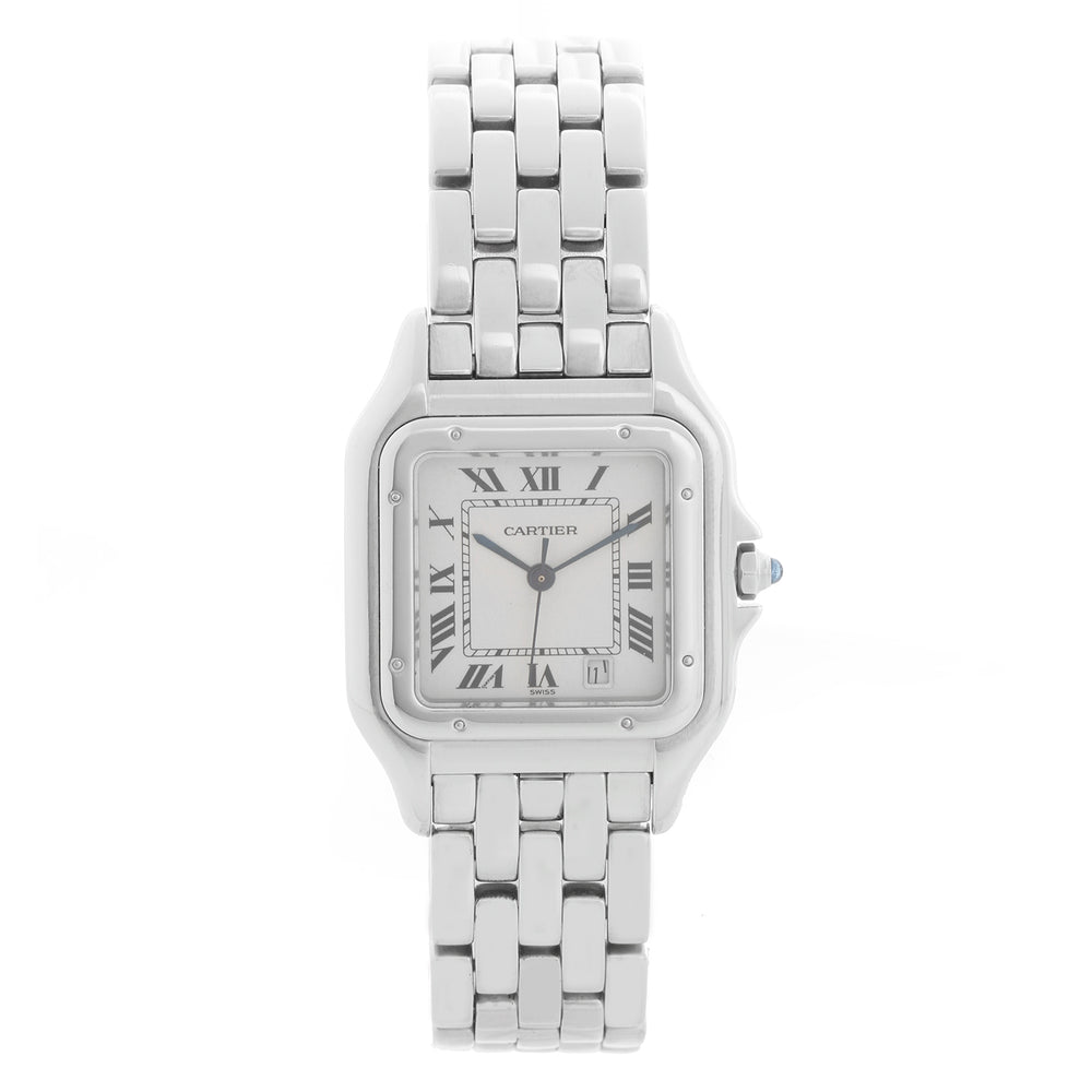 Cartier Panther Stainless Steel Quartz Midsize 27mm Watch W25054P5 1310