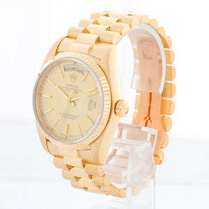 18k Yellow Gold Rolex President Day-Date Men's  Watch 18038