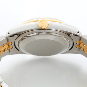 Men's 2-Tone Steel & Gold Rolex Datejust Watch 16233 Champagne Dial