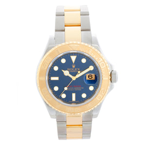 Rolex Yacht - Master Steel & Gold Men's 2-Tone Watch Blue Dial 16623