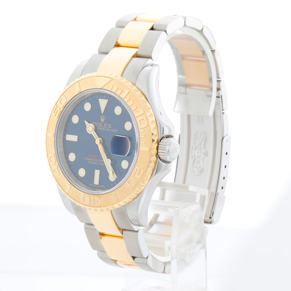 Rolex Yacht - Master Steel & Gold Men's 2-Tone Watch Blue Dial 16623
