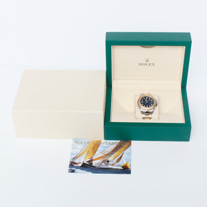 Rolex Yacht - Master Steel & Gold Men's 2-Tone Watch Blue Dial 16623