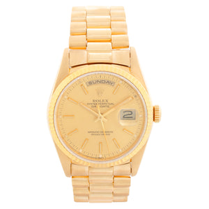 Rolex President Men's Watch 18238 Champagne Dial