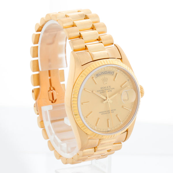 Rolex President Men's Watch 18238 Champagne Dial