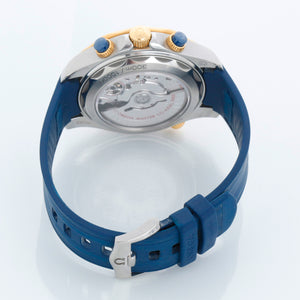Omega Seamaster Automatic Chronometer Steel & 18K Yellow Gold Blue Dial Men's Watch 210.22.44.51.03.001
