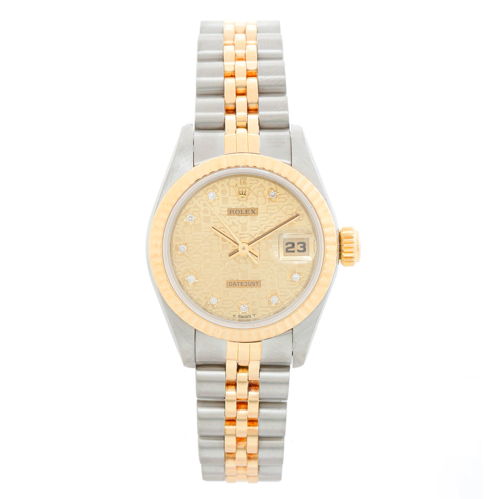Rolex  Datejust 2-tone Steel & Gold Ladies Watch 69173
