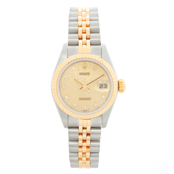 Rolex  Datejust 2-tone Steel & Gold Ladies Watch 69173
