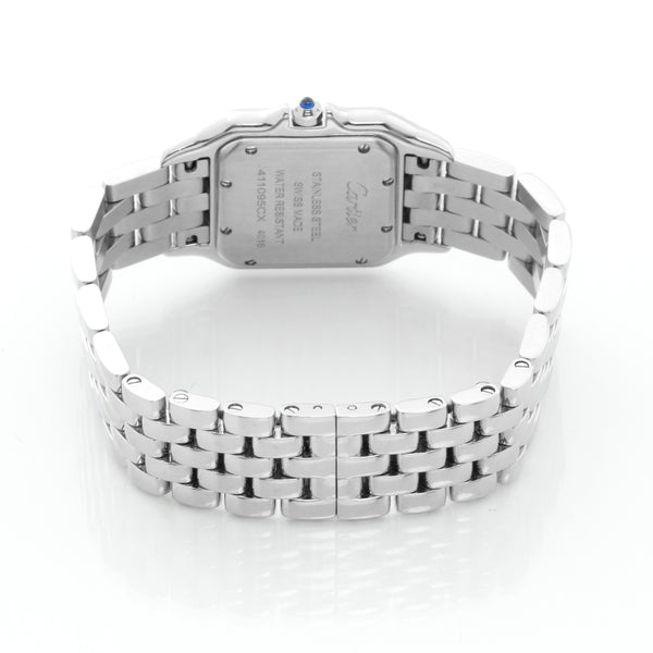 Cartier Stainless Steel  Midsize Diamond Panther W4PN0008 4016