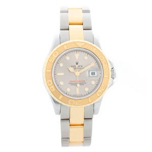 Rolex Ladies Yacht - Master 2-Tone Watch 69623 Silver Dial