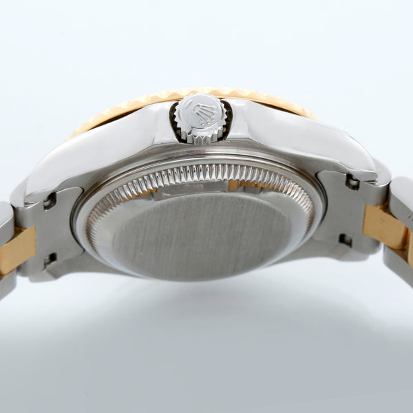 Rolex Ladies Yacht - Master 2-Tone Watch 69623 Silver Dial