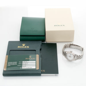 Rolex Lady Datejust Stainless Steel Factory Diamond Dial  Watch 179174