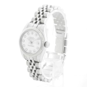 Rolex Lady Datejust Stainless Steel Factory Diamond Dial  Watch 179174