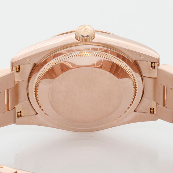 Rolex President Day-Date Men's 18k Rose Gold Watch Roman Dial 118205
