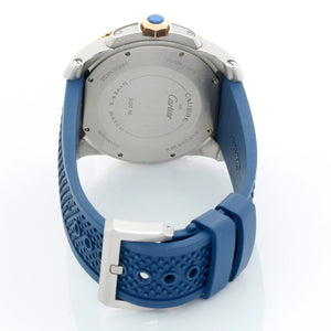 Calibre de Cartier Diver Men's Large 18k Rose Gold & Steel  Watch W2CA0009