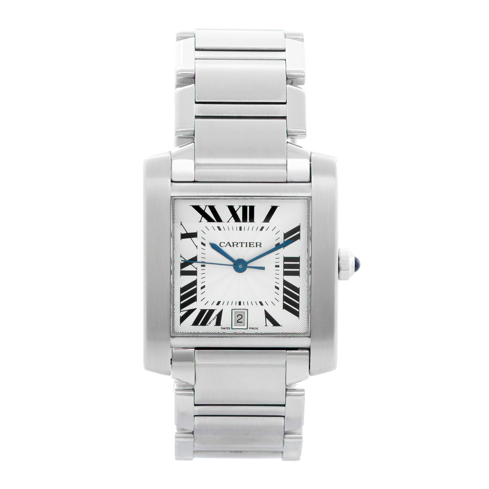 Cartier Tank Francaise Automatic Men's Stainless Steel Watch W51002Q3 2302