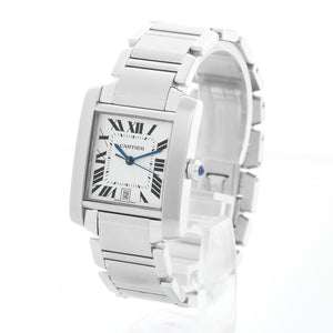 Cartier Tank Francaise Automatic Men's Stainless Steel Watch W51002Q3 2302