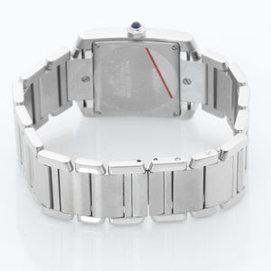 Cartier Tank Francaise Midsize Stainless Steel Watch W51011Q3 2465