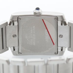 Cartier Tank Francaise Midsize Stainless Steel Watch W51011Q3 2465