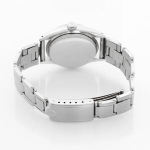 Vintage Rolex Oysterdate Precision Stainless Steel Midsize Watch Ref 6266