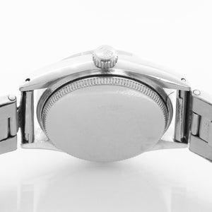 Vintage Rolex Oysterdate Precision Stainless Steel Midsize Watch Ref 6266