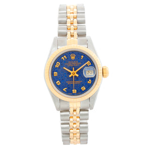 Ladies Rolex Datejust Watch 69173 Blue Jubilee Dial