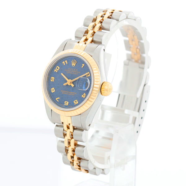 Ladies Rolex Datejust Watch 69173 Blue Jubilee Dial