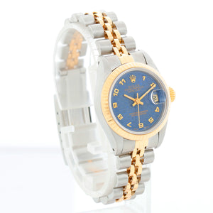 Ladies Rolex Datejust Watch 69173 Blue Jubilee Dial