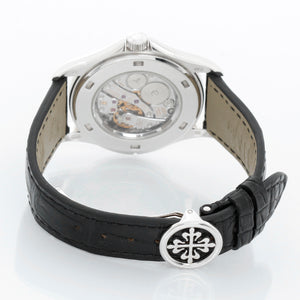 Patek Philippe Travel Time Men's 18k White Gold Watch 5134G