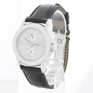 Patek Philippe Travel Time Men's 18k White Gold Watch 5134G
