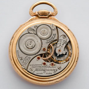 Illinois Bunn Special Type III Model 14 21 Jewel 60 Hour Ca. 1929 Pocket Watch