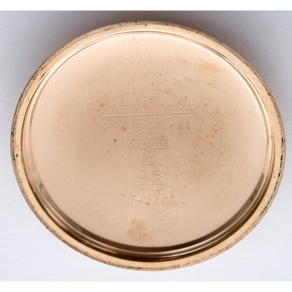 Illinois Bunn Special Type III Model 14 21 Jewel 60 Hour Ca. 1929 Pocket Watch