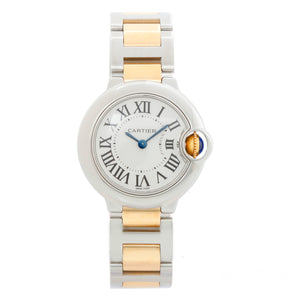 Cartier Ballon Bleu Ladies Stainless Steel and Yellow Gold 3009 W69007Z3