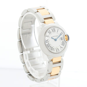 Cartier Ballon Bleu Ladies Stainless Steel and Yellow Gold 3009 W69007Z3