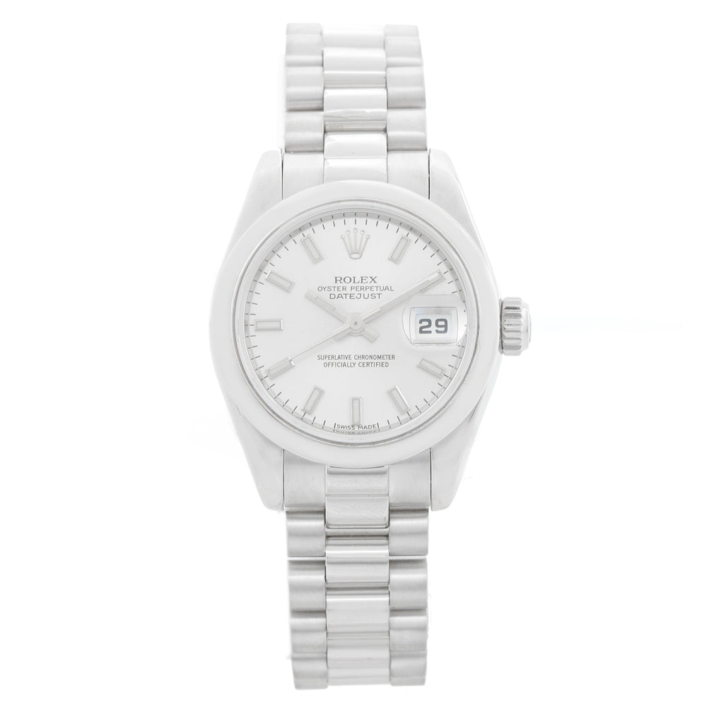Rolex Ladies Platinum President 179166