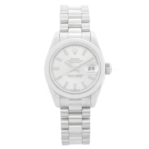 Rolex Ladies Platinum President 179166
