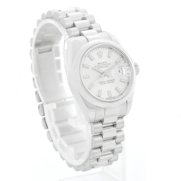 Rolex Ladies Platinum President 179166