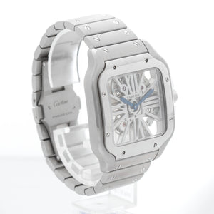 Cartier Santos de Cartier Skeleton Stainless Steel Watch WHSA0015 4109