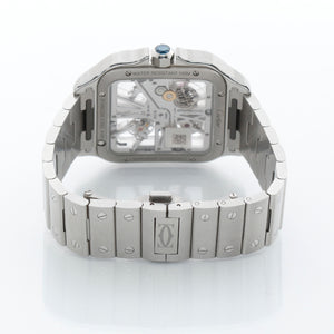 Cartier Santos de Cartier Skeleton Stainless Steel Watch WHSA0015 4109