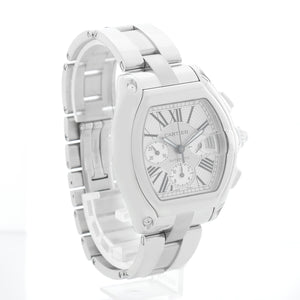 Cartier Roadster Chronograph Men's Stainless Steel Automatic Watch 2618 W62006X6 – Image 3