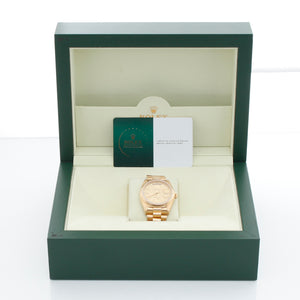 Rolex President Day-Date Men's 18k Gold Watch 18038