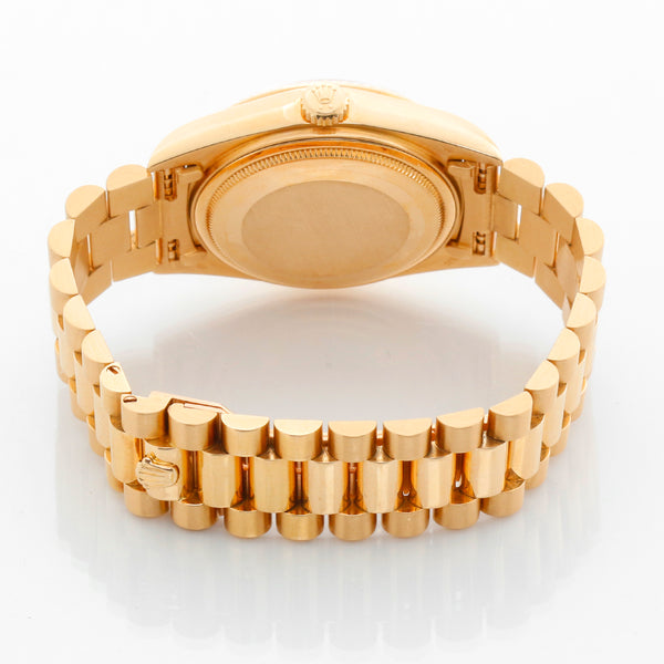 Rolex President Day-Date Men's 18k Gold Watch 18038