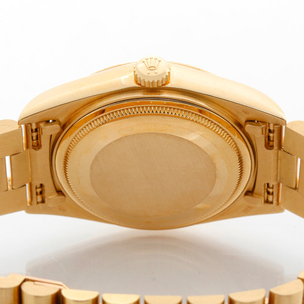 Rolex President Day-Date Men's 18k Gold Watch 18038