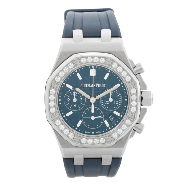 Audemars Piguet Royal Oak Blue Dial Chronograph Steel Ladies 26231ST.ZZ.D027CA.01