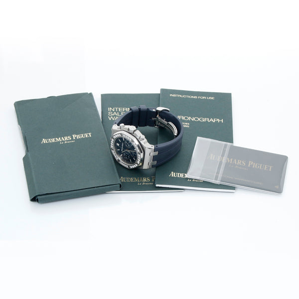 Audemars Piguet Royal Oak Blue Dial Chronograph Steel Ladies 26231ST.ZZ.D027CA.01