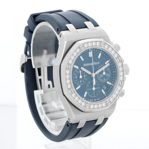 Audemars Piguet Royal Oak Blue Dial Chronograph Steel Ladies 26231ST.ZZ.D027CA.01