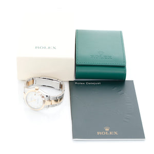 Rolex Datejust 2-Tone Mother of Pearl Dial Oyster Watch 178273
