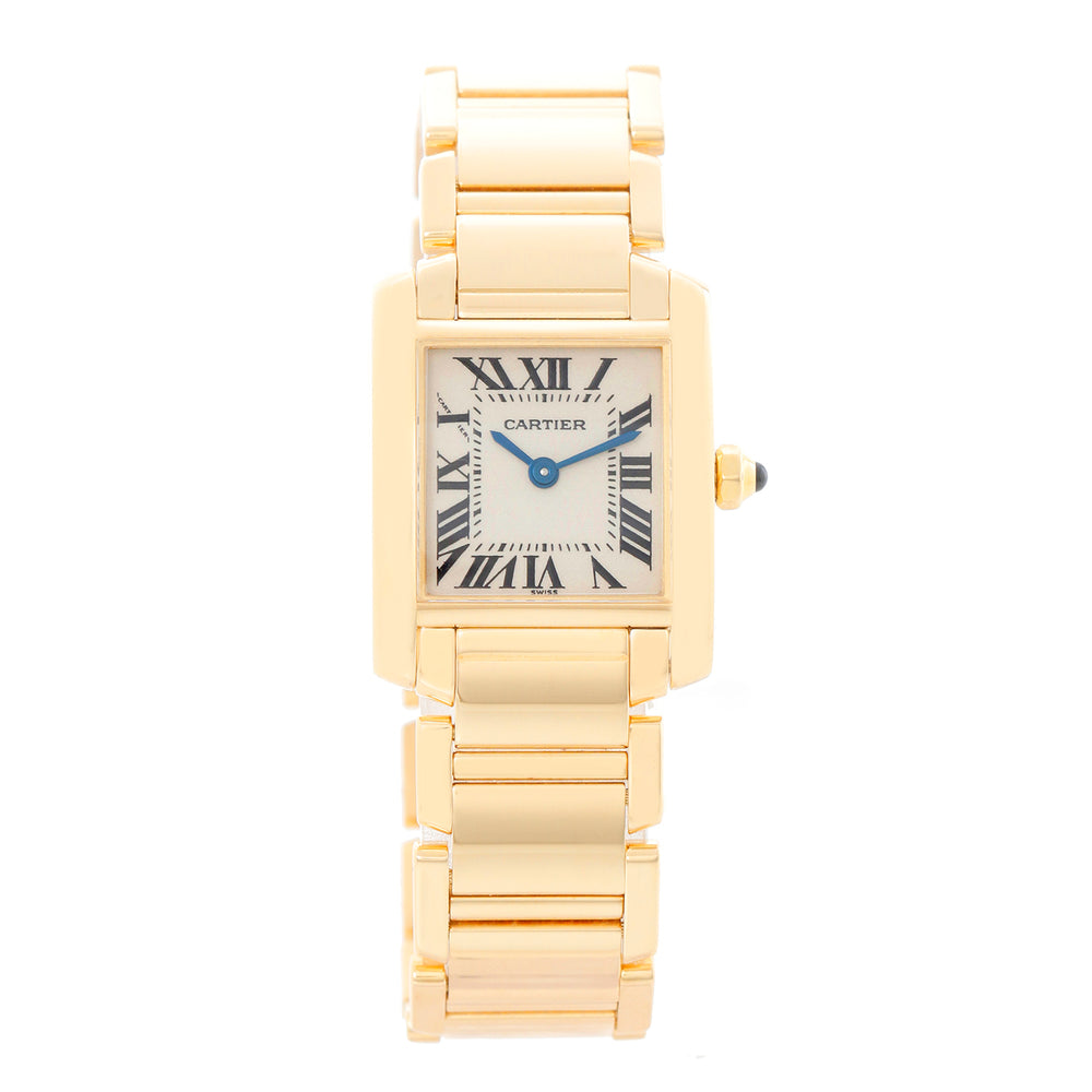 Cartier Tank Francaise 18k Yellow Gold Ladies Watch 2385 W50002N2