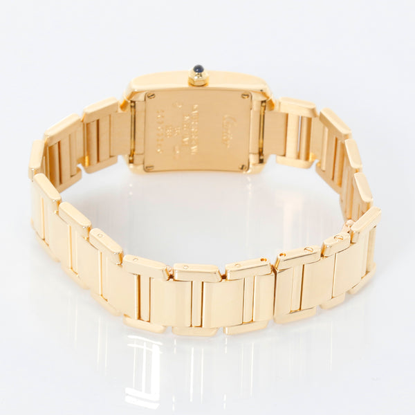 Cartier Tank Francaise 18k Yellow Gold Ladies Watch 2385 W50002N2 – Image 4